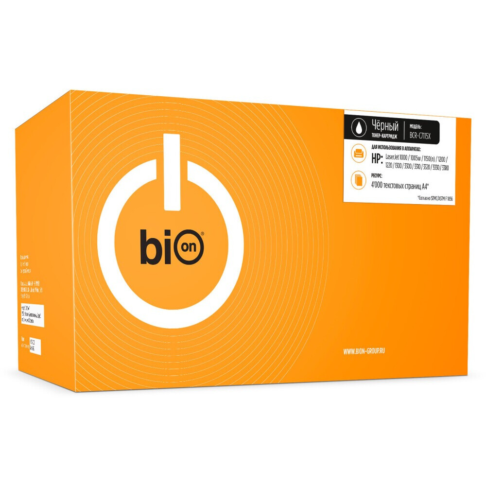 Картридж Bion C7115X Black