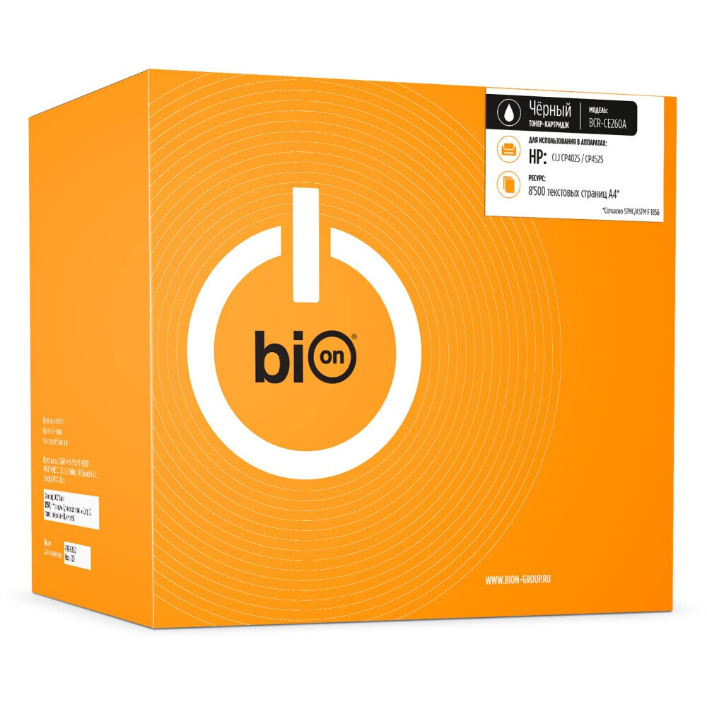 Картридж Bion CE260A Black
