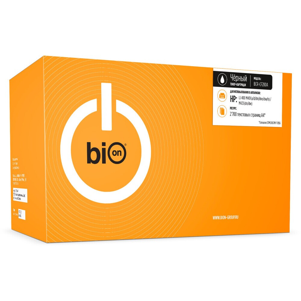Картридж Bion CF280A Black