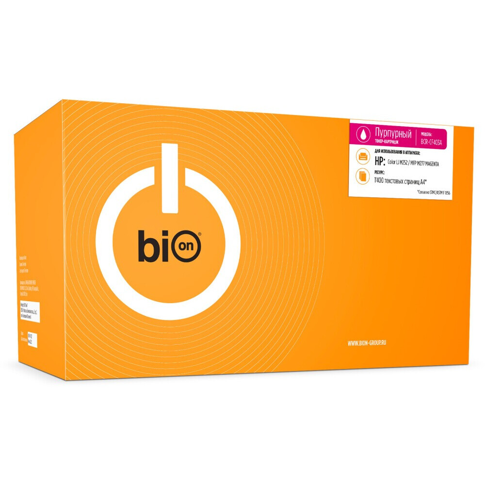 Картридж Bion CF403A Magenta - BCR-CF403A