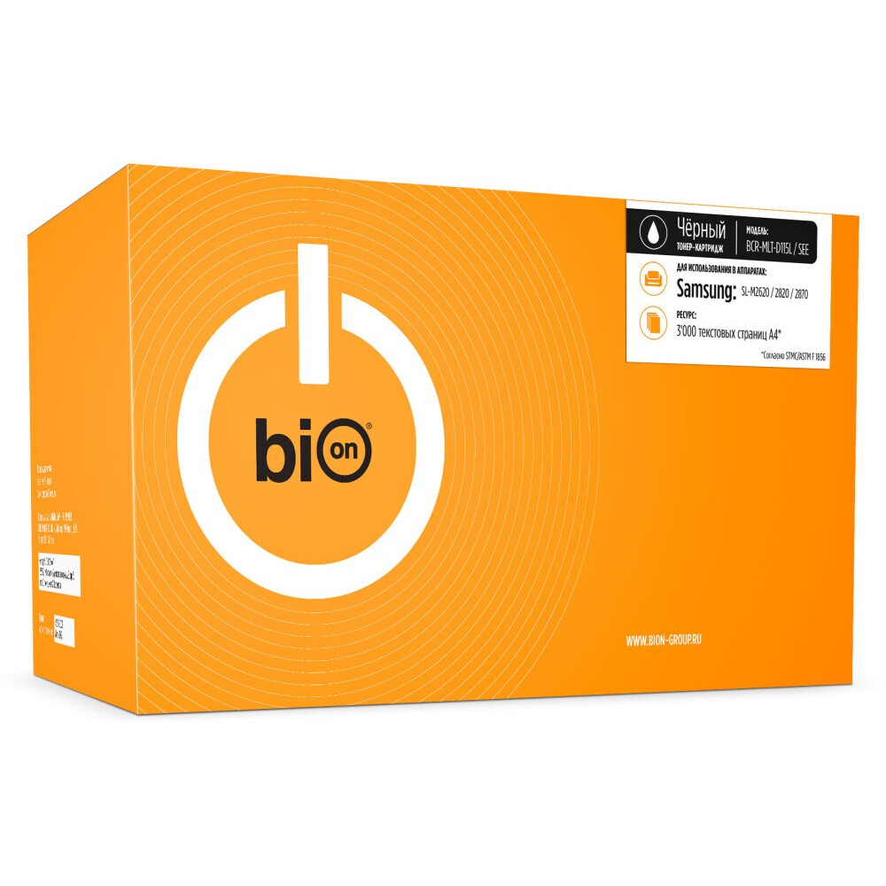 Картридж Bion MLT-D115L Black