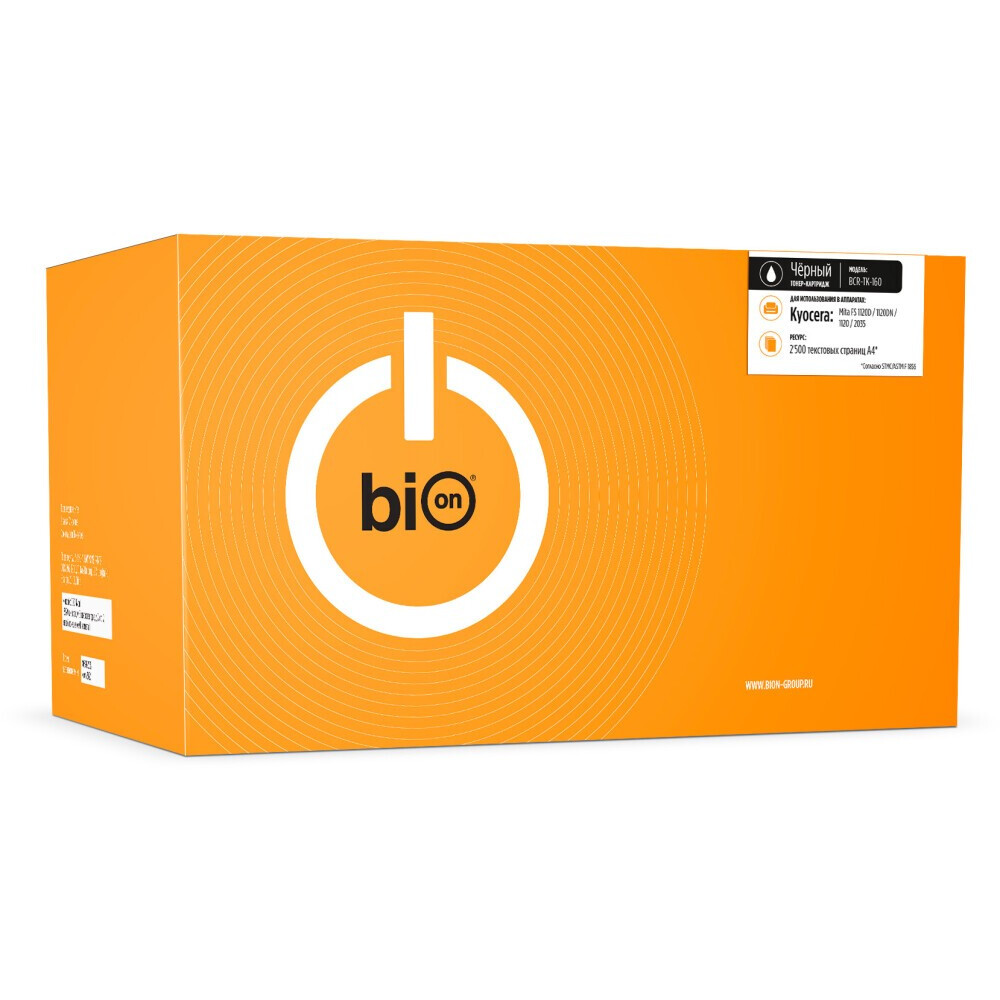 Картридж Bion TK-160 Black - BCR-TK160