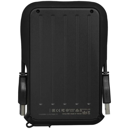 Внешний жёсткий диск 2Tb Silicon Power Armor A66 Black (SP020TBPHD66SS3K) - фото 2