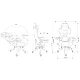 Игровое кресло Cactus CS-CHR-0112BL