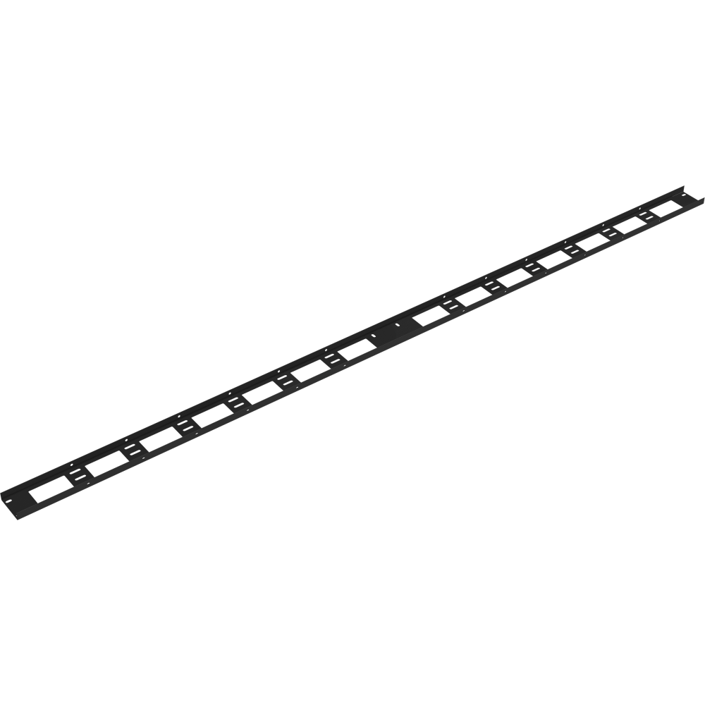 Кабельный органайзер TLK TLK-OV75-2-47U-I-BK