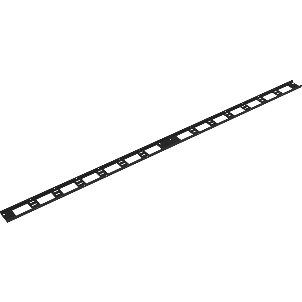 Кабельный органайзер TLK TLK-OV75-2-47U-I-BK