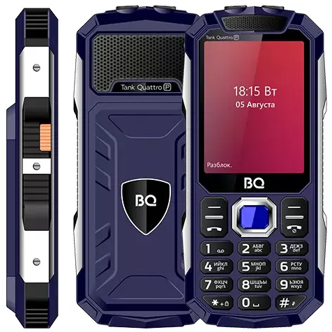 Телефон BQ BQ-2817 Tank Quattro Power Blue