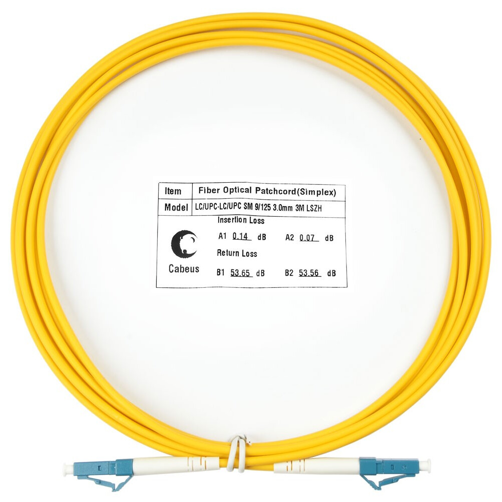 Патч-корд Cabeus FOP(S)-9-LC-LC-3M, 3м