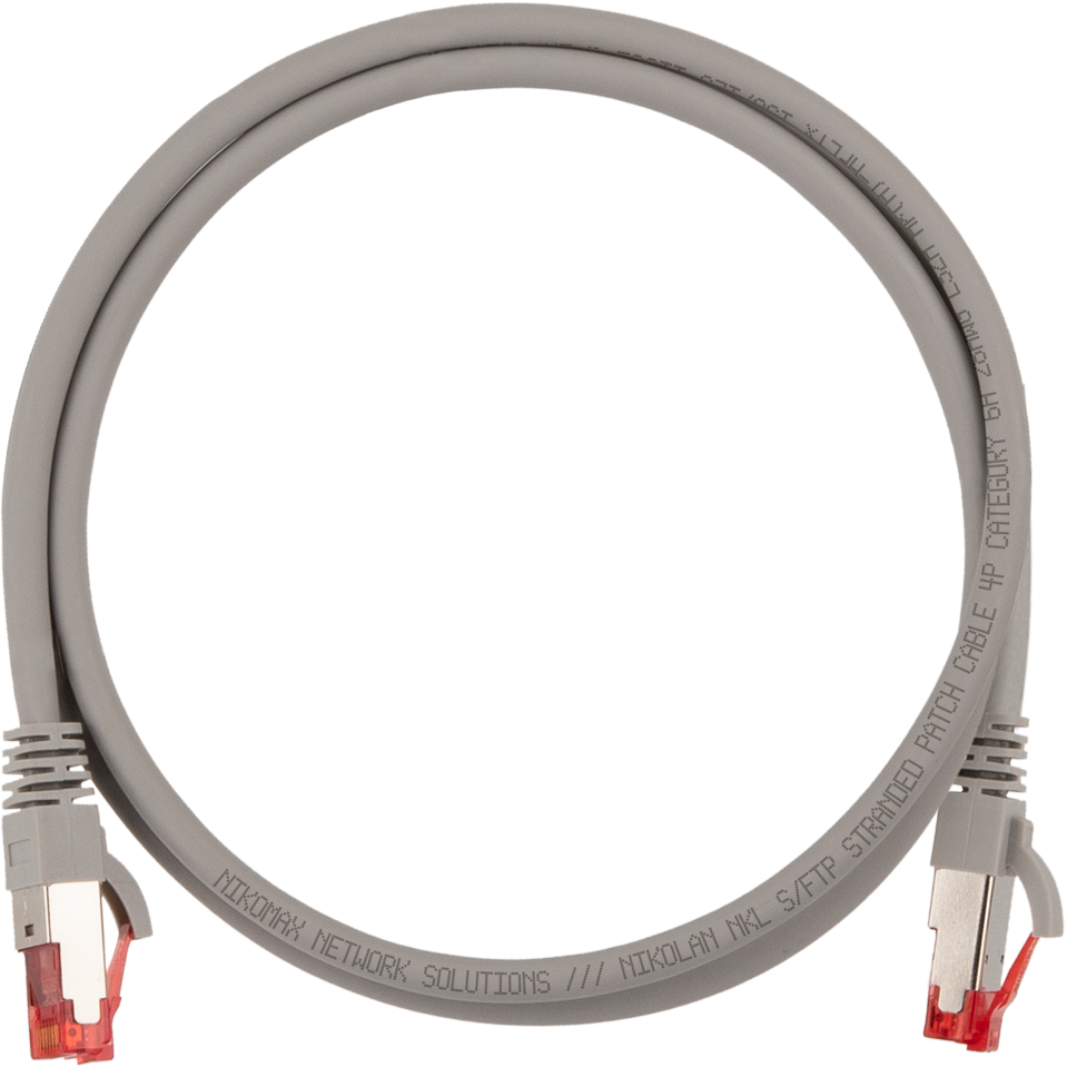 Патч-корд NIKOMAX NMC-PC4SA55B-050-SL-C-GY, 5м