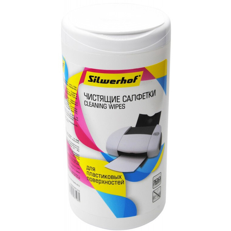 Чистящие салфетки Silwerhof 671215, 100 шт.