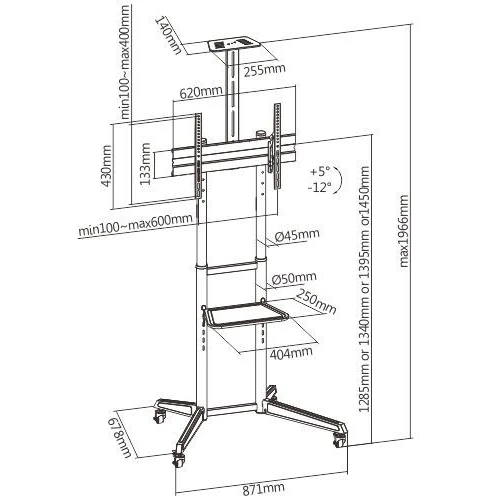Мобильная стойка Ultramounts UM268 - фото 2