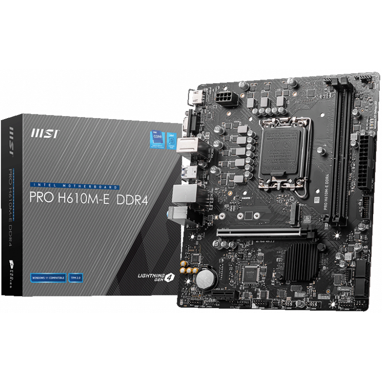 Материнская плата MSI PRO H610M-E DDR4 - фото 5