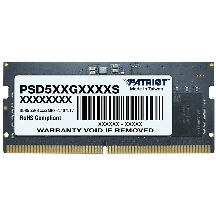 Оперативная память 32GB DDR5 4800MHz Patriot SO-DIMM (PSD532G48002S)