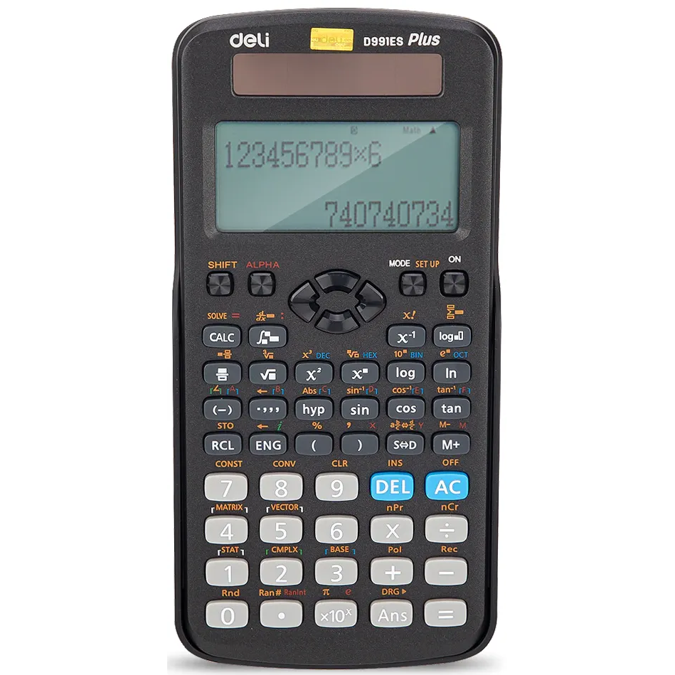 Калькулятор Deli ED991ES Black