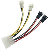 Переходник Molex - 4x 3-pin, Espada e4PINm-4X3pINm