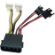 Переходник Molex - 4x 3-pin, Espada e4PINm-4X3pINm - фото 2