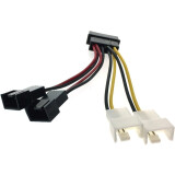 Переходник Molex - 4x 3-pin, Espada e4PINm-4X3pINm