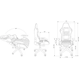 Игровое кресло Cactus CS-CHR-030BL