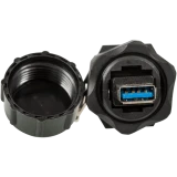 Проходной адаптер Lanmaster LAN-OK-USB30/180-WP