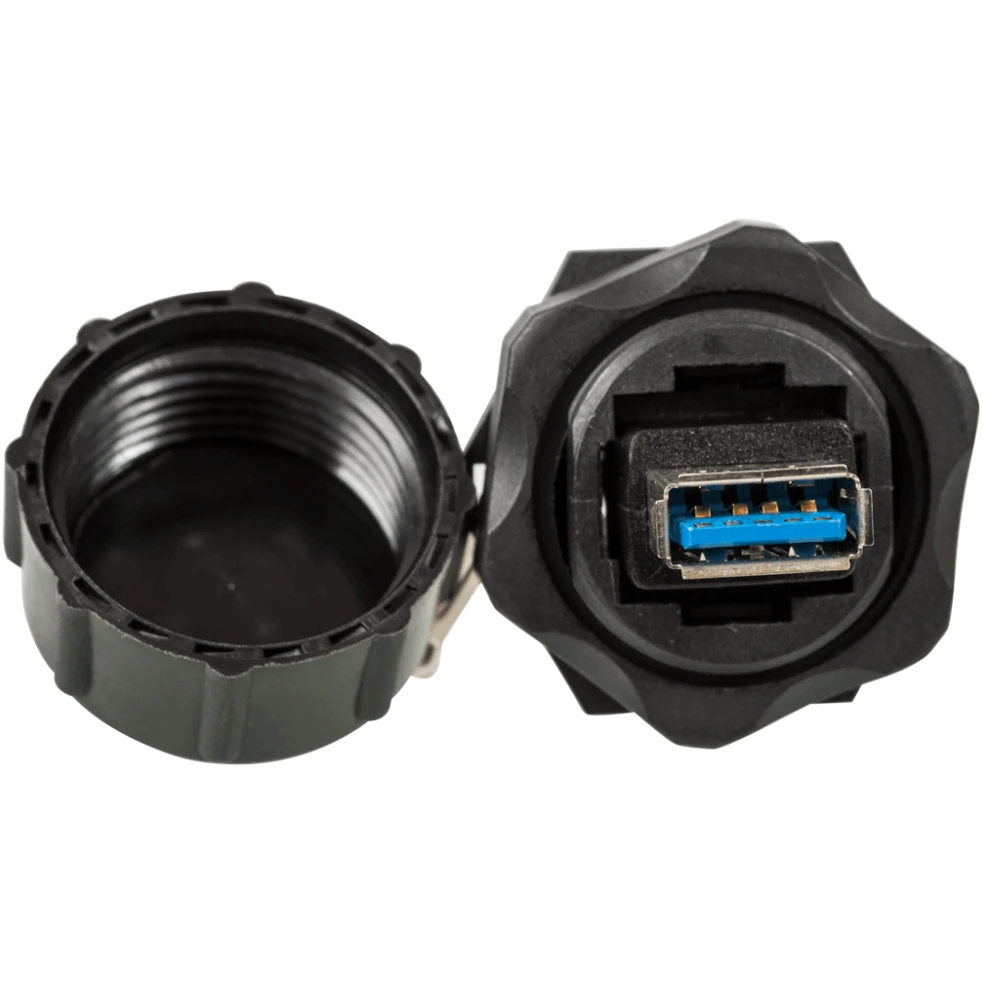 Проходной адаптер Lanmaster LAN-OK-USB30/180-WP