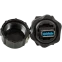 Проходной адаптер Lanmaster LAN-OK-USB30/180-WP