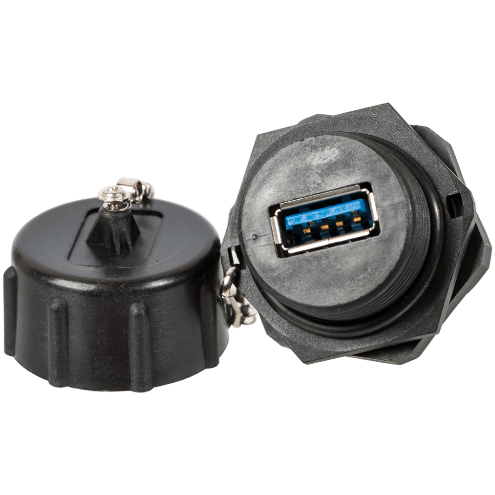 Проходной адаптер Lanmaster LAN-OK-USB30/180-WP - фото 2