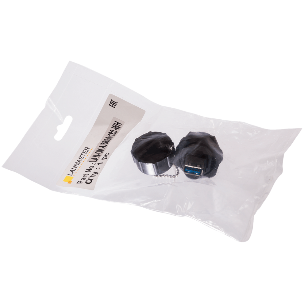 Проходной адаптер Lanmaster LAN-OK-USB30/180-WP - фото 3