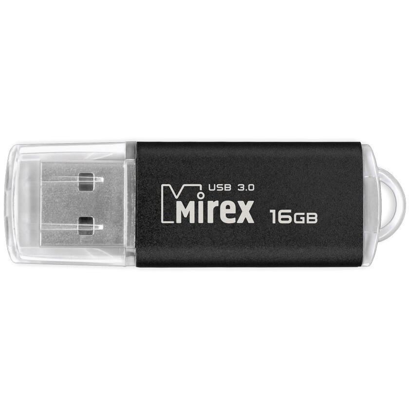 USB Flash накопитель 16Gb Mirex Unit 3.0 Black - 13600-FM3UBK16