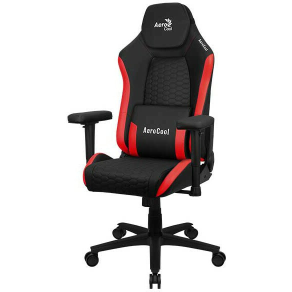 Игровое кресло Aerocool CROWN Leatherette Black Red - 4711099471195