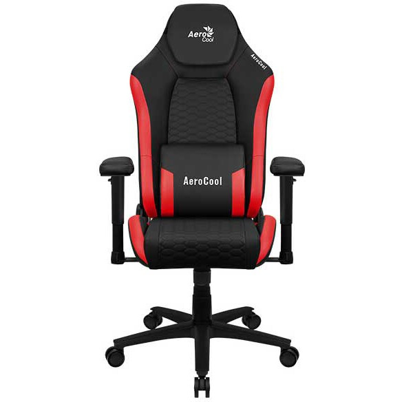 Игровое кресло Aerocool CROWN Leatherette Black Red - 4711099471195 - фото 2