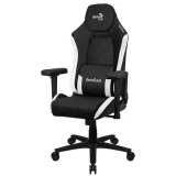 Игровое кресло Aerocool CROWN Leatherette Black White (4711099471201)