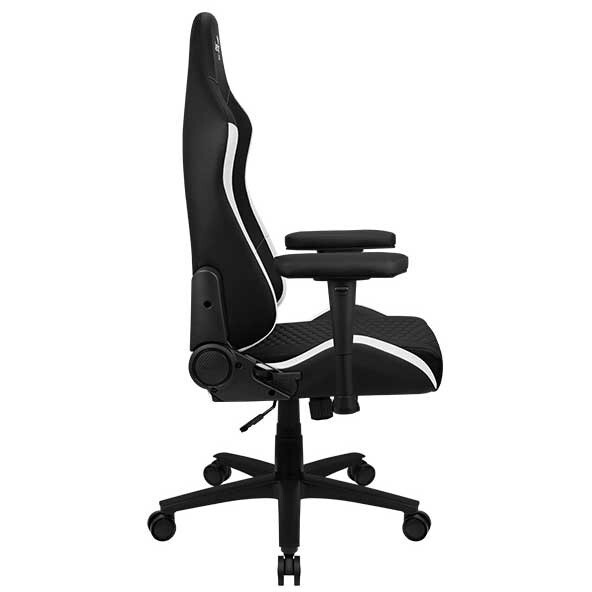 Игровое кресло Aerocool CROWN Leatherette Black White - 4711099471201 - фото 5