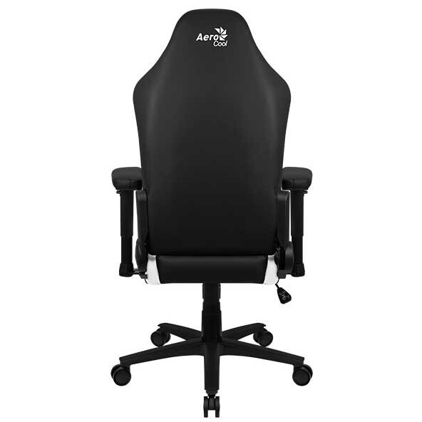 Игровое кресло Aerocool CROWN Leatherette Black White - 4711099471201 - фото 10