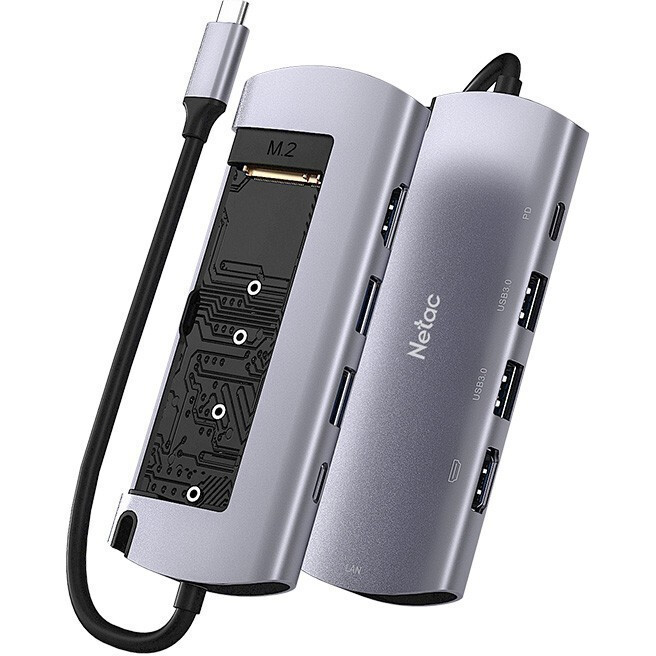 Внешний корпус для SSD M.2 Netac WH41 - NT07WH41-32C0 - фото 2