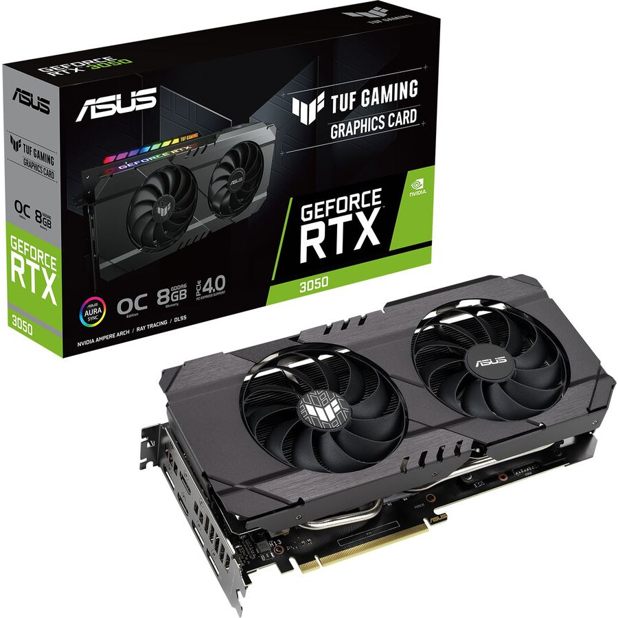 Видеокарта NVIDIA GeForce RTX 3050 ASUS 8Gb (TUF-RTX3050-O8G-GAMING) - фото 10