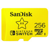 Карта памяти 256Gb MicroSD SanDisk Nintendo Switch (SDSQXAO-256G-GN3ZN)