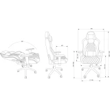 Игровое кресло Cactus CS-CHR-130