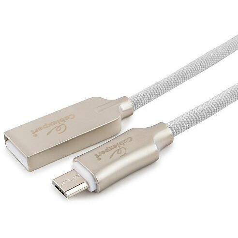 Кабель USB A (M) - microUSB B (M), 1.8м, Cablexpert CC-P-mUSB02W-1.8M