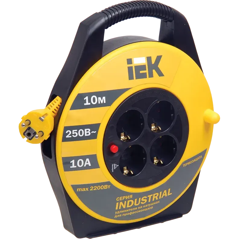 Сетевой удлинитель IEK WKP15-16-04-10