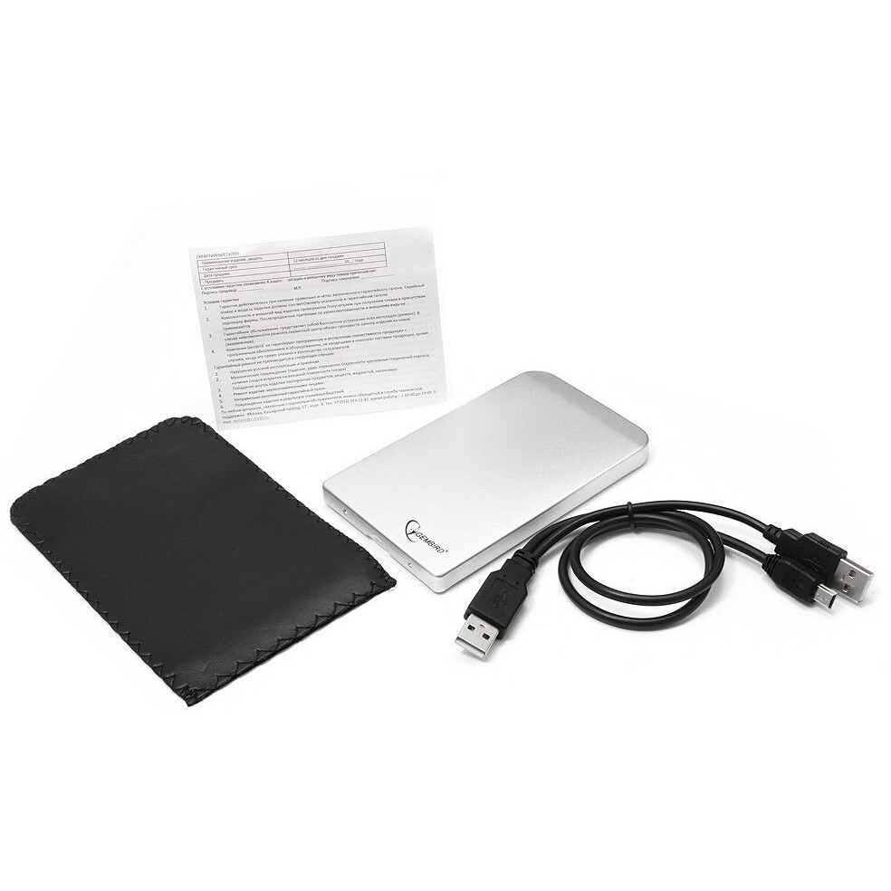 Внешний корпус для HDD Gembird EE2-U2S-41 Silver - фото 4