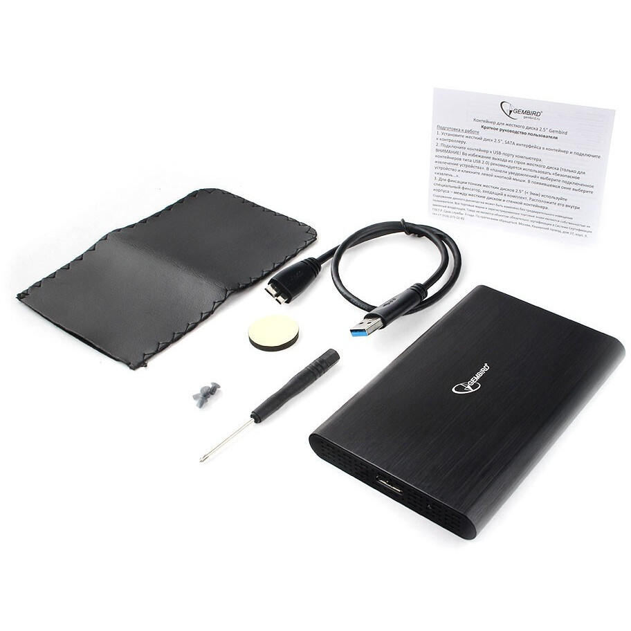 Внешний корпус для HDD Gembird EE2-U3S-50 Black - фото 4