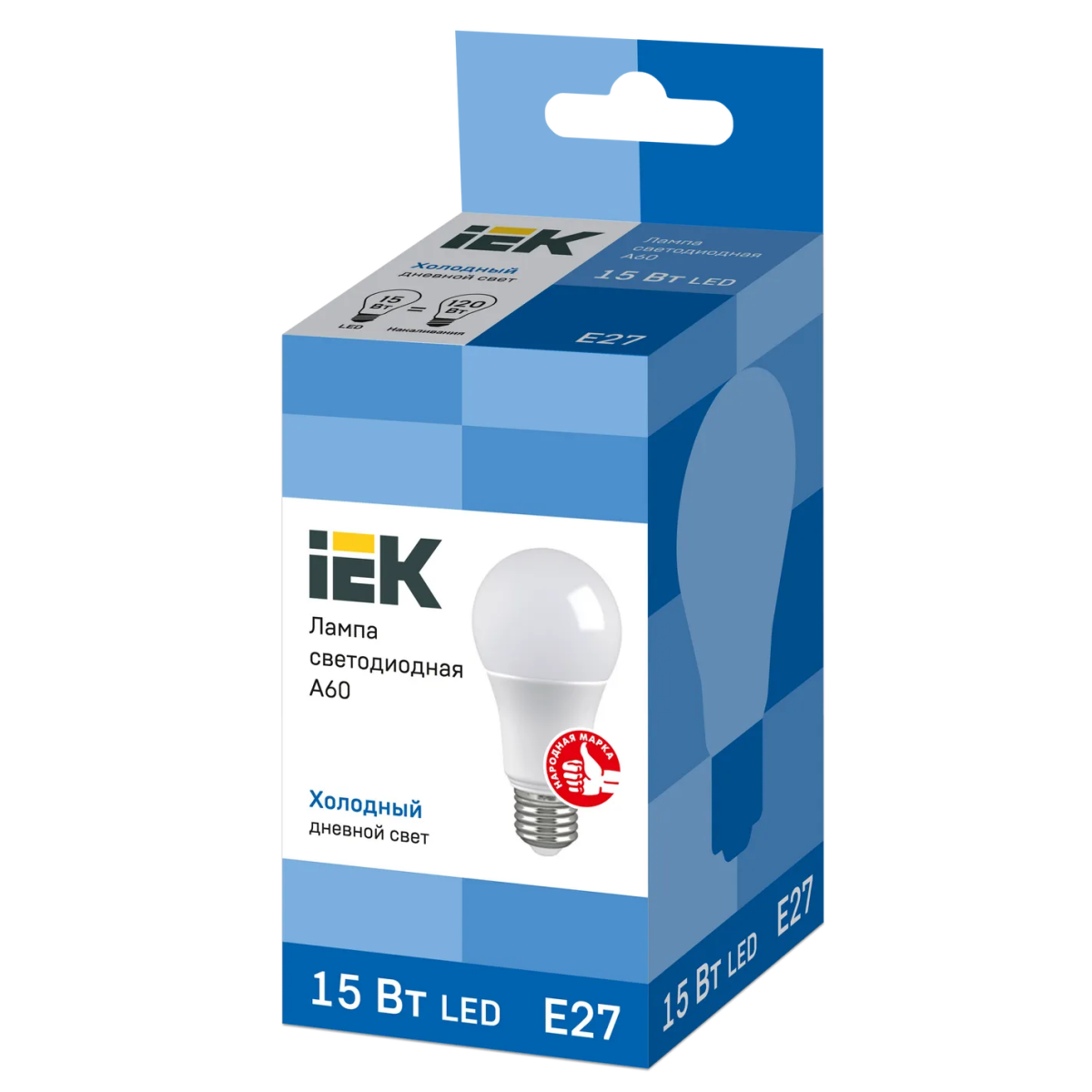 Светодиодная лампочка IEK LLE-A60-15-230-65-E27 (15 Вт, E27) - фото 2