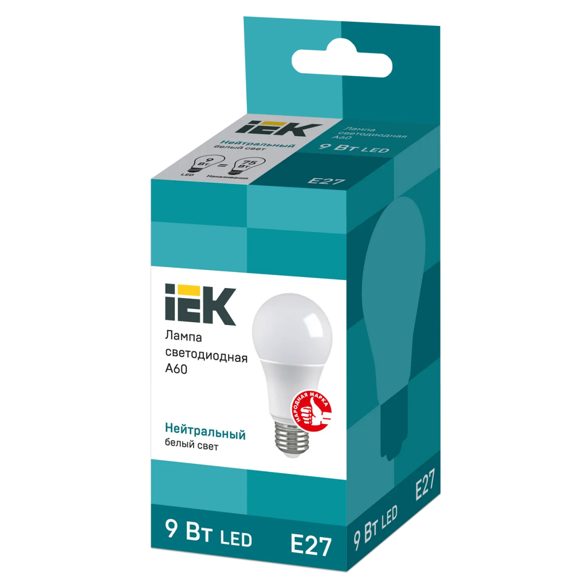Светодиодная лампочка IEK LLE-A60-9-230-40-E27 (9 Вт, E27) - фото 2