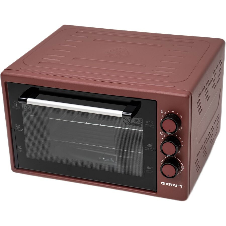 Мини-печь KRAFT KF-MO 3200 Red - KF-MO3200 R - фото 2