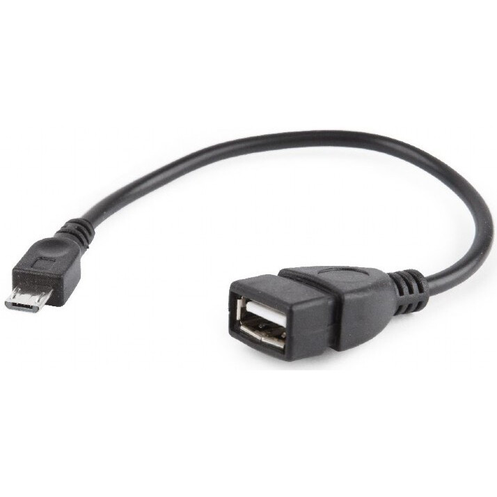 Переходник USB A (F) - microUSB B (M), 0.15м, Cablexpert A-OTG-AFBM-03