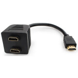 Разветвитель HDMI (M) - 2x HDMI (F), 0.2м, Cablexpert DSP-2PH4-002