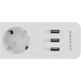 Сетевой фильтр Harper UCH-560 White