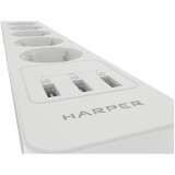 Сетевой фильтр Harper UCH-560 White