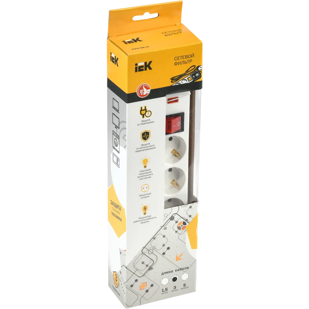 Сетевой фильтр IEK WFP10-16-05-03-N - фото 2