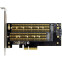 Переходник M.2 - PCI-E/SATA Orient C301E